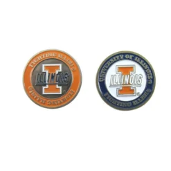 NCAA Double Sided Collegiate Golf Ball Marker Coins -Golf Sports Shop Illinois