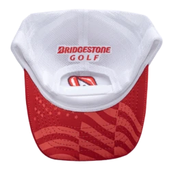 Bridgestone Limited Edition USA Hats -Golf Sports Shop Image 4 BGS red cap bott