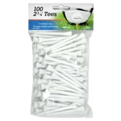 Intech 2 3/4-Inch Golf Tees 100-Pack -Golf Sports Shop IntechGolfTees 100 White