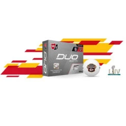 Wilson Staff Duo Soft NFL Team Licensed Golf Balls -Golf Sports Shop Kansas City Chiefs Super Bowl LIV Champs