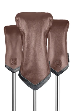 Sun Mountain Golf Leather Head Covers 38 Sun Mountain Golf Leather Head Covers -Golf Sports Shop LeatherHeadcoversBrown Black