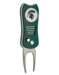 Team Golf Retractable Switchblade Switchfix Divot Tool Ball Marker - NCAA -Golf Sports Shop MichiganState Spartans Switchfix 44448 132