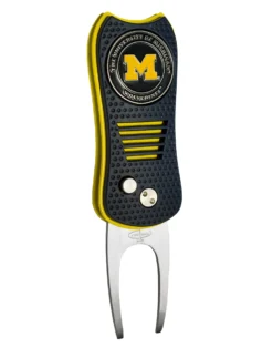 Team Golf Retractable Switchblade Switchfix Divot Tool Ball Marker - NCAA -Golf Sports Shop Michigan Wolverines Switchfix 44448 131