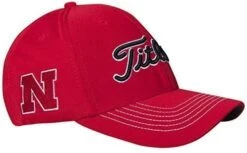 Titleist NCAA Fitted Stretch Fit Golf Hat 9 Titleist NCAA Fitted Stretch Fit Golf Hat -Golf Sports Shop Nebraska Huskers stretch fit