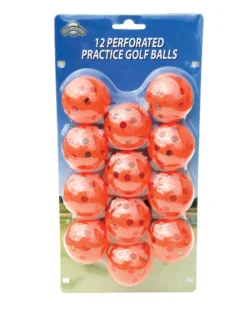 OnCourse Golf Perforated Practice Golf Balls -Golf Sports Shop OnCourse Perferated Golf Balls 13061