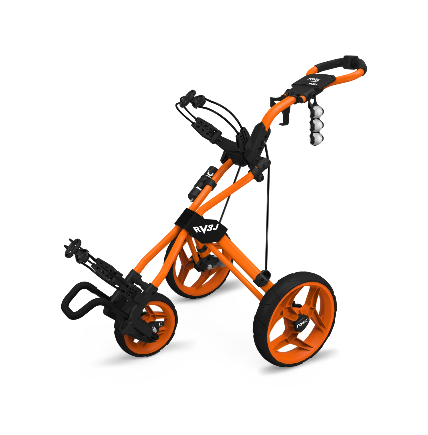 Clicgear Golf 3-Wheel Rovic Junior Push Cart Model RV3J 6 Clicgear Golf 3-Wheel Rovic Junior Push Cart Model RV3J - Image 6