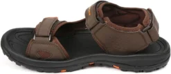 Orlimar Golf Men's Spikeless Sandals -Golf Sports Shop OrlimarSpikelessGolfSandals Brown0
