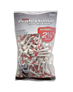 Pride Professional Tee System ProLength Golf Tees -Golf Sports Shop PTS ProLength Red 120