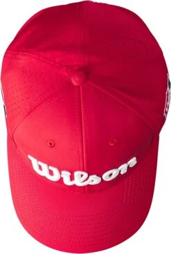 Wilson Performance Mesh Hat 35 Wilson Performance Mesh Hat -Golf Sports Shop PerformanceMesh 2023 Red 3
