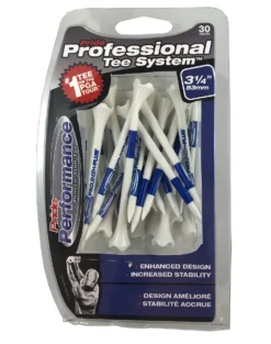Pride Performance Plastic PTS Golf Tees 16 Pride Performance Plastic PTS Golf Tees -Golf Sports Shop Pride Performance PTS 314 White 30ct 87889