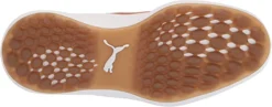 Puma Ignite Fasten8 Crafted Laced Golf Shoes -Golf Sports Shop PumaFasten8Crafted WhiteLeatherBrown3