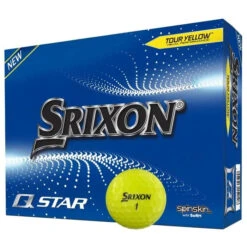 Srixon Q-Star Golf Balls -Golf Sports Shop Q StarYellow0