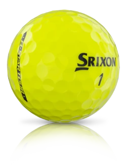 Srixon Q-Star Tour Series Golf Balls -Golf Sports Shop QST4 MONEY YELLOW REFLECTION