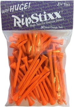 RIPStixx Golf Tees - 3.25" -Golf Sports Shop RIPStixx3.25 Orange