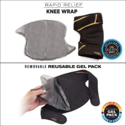 Copper Fit Rapid Relief Knee Wrap -Golf Sports Shop RapidReliefKnee 4