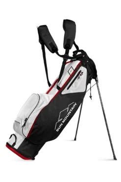 Sun Mountain Golf 2022 UltraLight 2.5+ 4-Way Stand Carry Bag -Golf Sports Shop SM25Black White Red