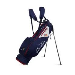 Sun Mountain Golf 2022 UltraLight 2.5+ 4-Way Stand Carry Bag -Golf Sports Shop SM25Navy White Red