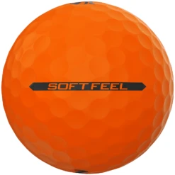 Srixon Soft Feel Brite Matte Color Golf Balls -Golf Sports Shop SOFTFEEL13BRITEORANGE SIDEMARK