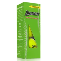 Srixon Soft Feel Golf Balls -Golf Sports Shop SOFTFEEL13Sleeve TourYellow FLIP reflection
