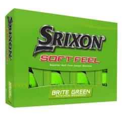 Srixon Soft Feel Brite Matte Color Golf Balls -Golf Sports Shop SOFTFEELBriteGreen13 Package FLIP