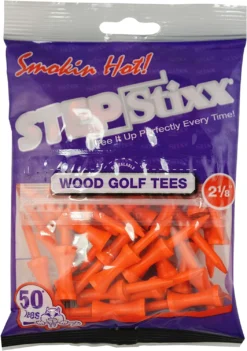 STEPStixx Golf Tees - 2.125" -Golf Sports Shop STEPStixx 2.125 Orange
