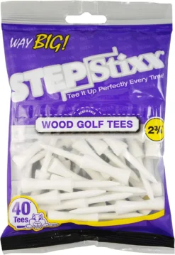 STEPStixx Golf Tees - 2.75" 9 STEPStixx Golf Tees - 2.75" -Golf Sports Shop STEPStixx 2.75 White