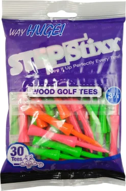 STEPStixx Golf Tees - 3.25" -Golf Sports Shop STEPStixx 3.25 CitrusMix