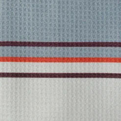 Sun Mountain Sonnenalp Mid-Stripe Golf Towel -Golf Sports Shop Sonnenalp TOWELWHITECADETBRICKcopy