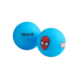 Volvik Marvel Character Golf Ball 4 Pack -Golf Sports Shop Spider Man Ball