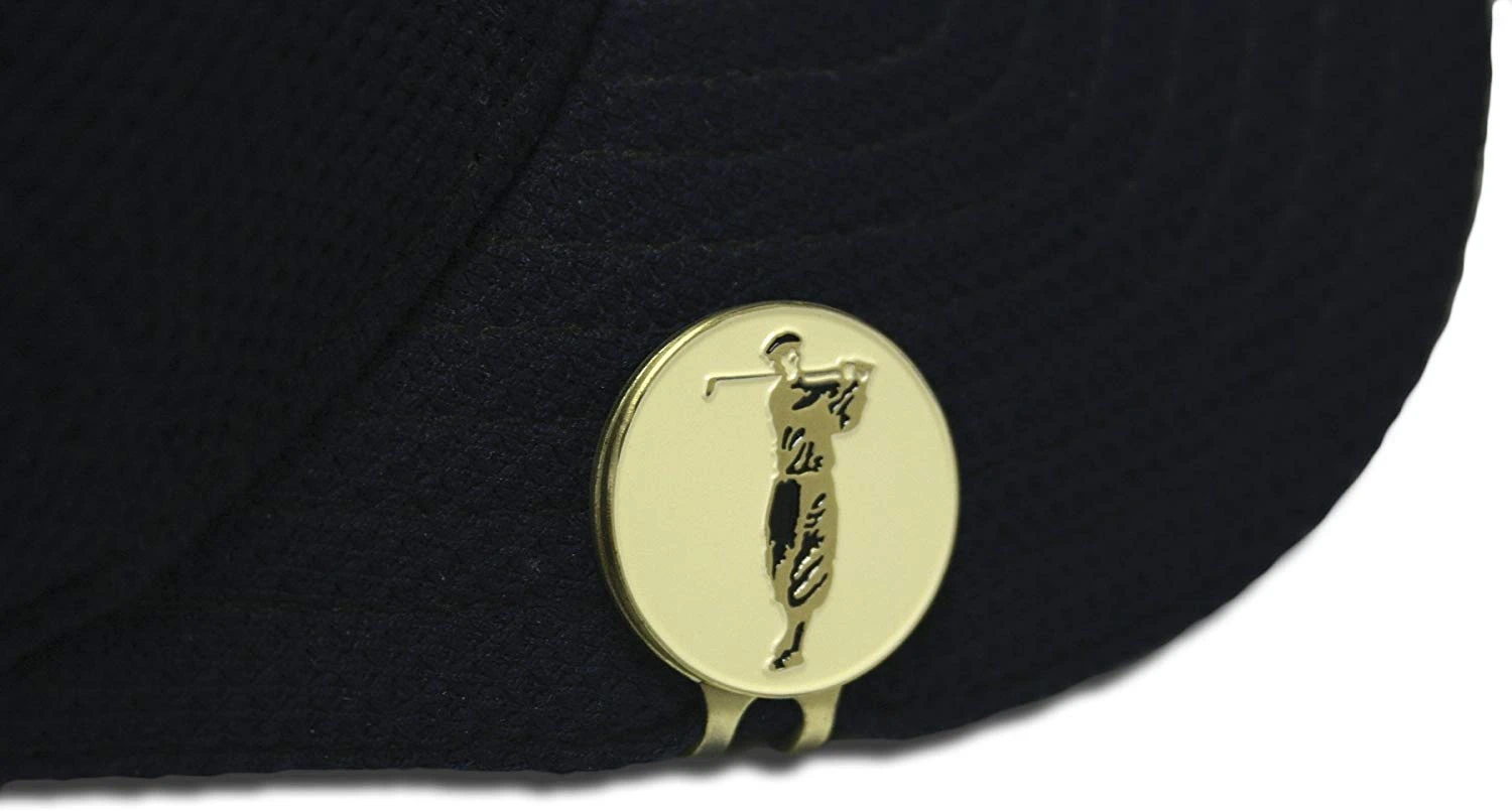 ProActive Sports Antique Brass Visor Clip With Magnetic Golfer Coin Ball Marker 2 ProActive Sports Antique Brass Visor Clip With Magnetic Golfer Coin Ball Marker - Image 2