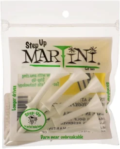 Martini Tees - Step Up Tees -Golf Sports Shop StepUp White