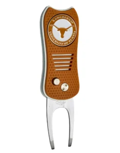Team Golf Retractable Switchblade Switchfix Divot Tool Ball Marker - NCAA -Golf Sports Shop Texas Longhorns Switchfix 44448 151