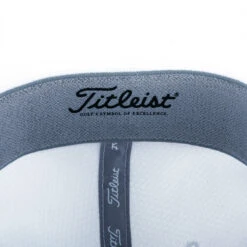 Titleist Golf Tour Elite Fitted Hat - White/Charcoal -Golf Sports Shop TitleistTourEliteFittedCapWhiteCharcoal 4