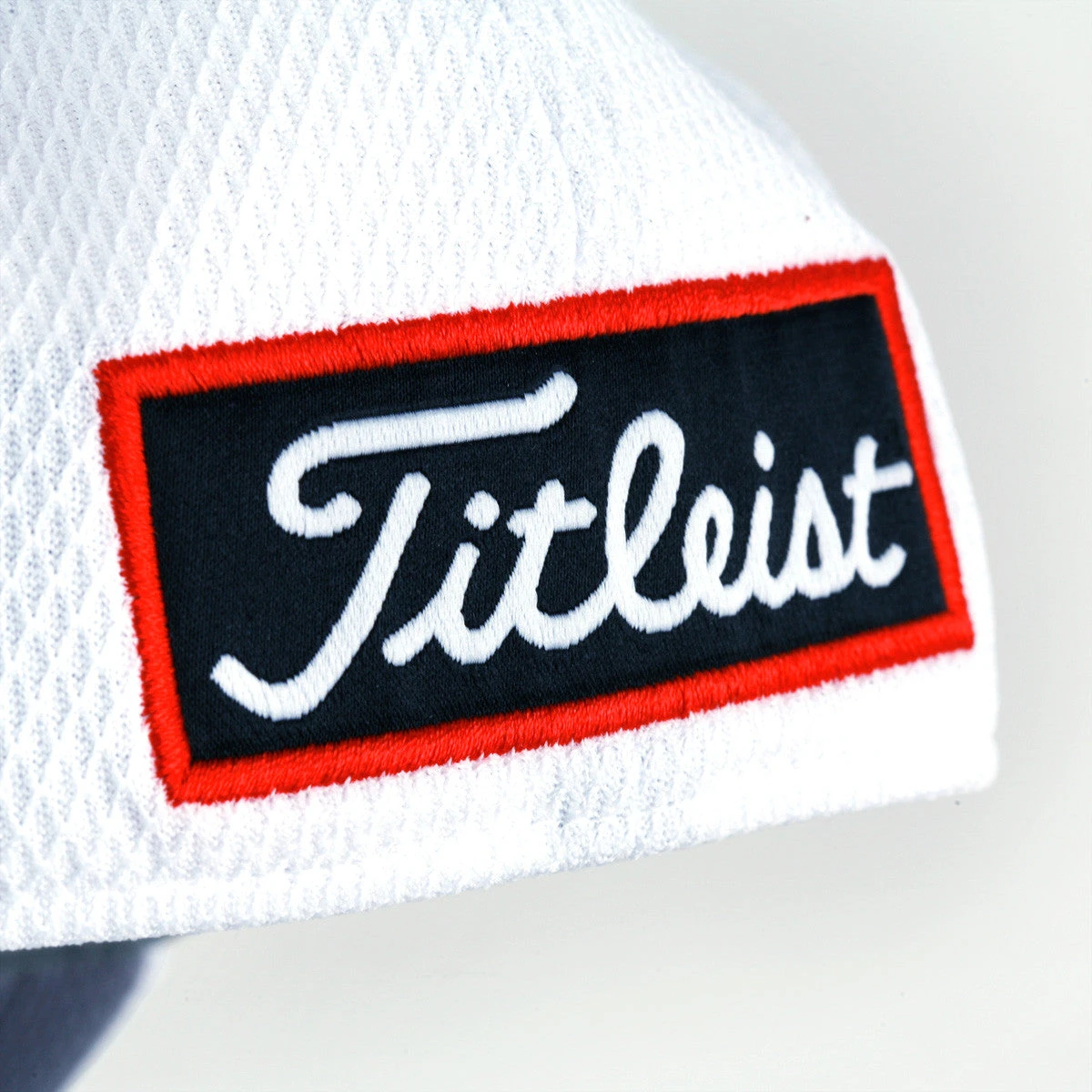 Titleist Golf Tour Elite Fitted Hat - White/Navy 2 Titleist Golf Tour Elite Fitted Hat - White/Navy - Image 2