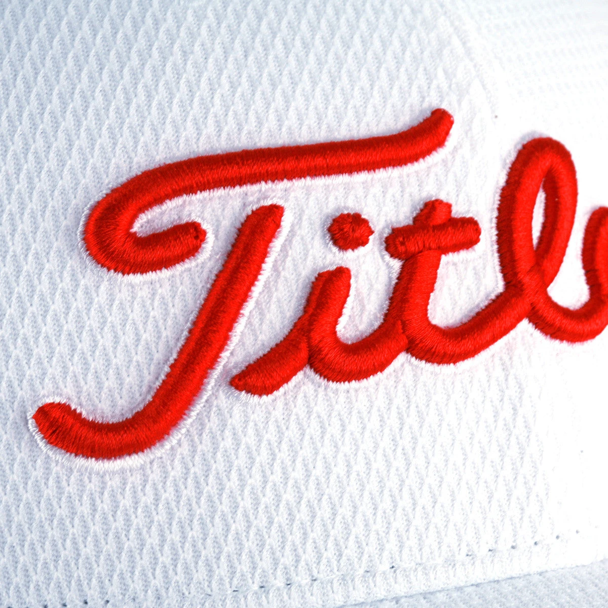 Titleist Golf Tour Elite Fitted Hat - White/Red 2 Titleist Golf Tour Elite Fitted Hat - White/Red - Image 2