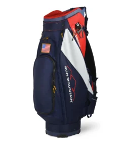 Sun Mountain Golf 2021 Tour Series Staff Cart Bag 8 Sun Mountain Golf 2021 Tour Series Staff Cart Bag -Golf Sports Shop TourSeriesNavy White RedAltShot