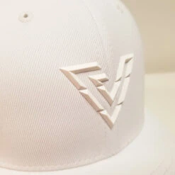 Volvik Golf VBM V Logo FlexFit Hat -Golf Sports Shop V Logo FlexFit White 2