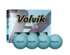 Volvik Vivid Lite Matte Finish Golf Balls - Sale! -Golf Sports Shop Vivid Lite Blue