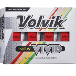 Volvik Vivid Matte Finish Golf Balls - Dozen -Golf Sports Shop Vivid R