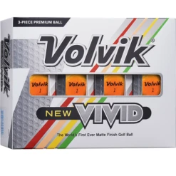 Volvik Vivid Matte Finish Golf Balls - Dozen -Golf Sports Shop Vivid SO