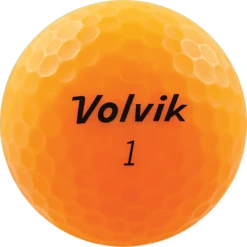 Volvik Vivid Matte Finish Golf Balls - Dozen -Golf Sports Shop Vivid Sherbert Orange