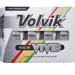 Volvik Vivid Matte Finish Golf Balls - Dozen -Golf Sports Shop Vivid W