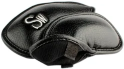 Volf Golf Black Synthetic Leather Iron Covers Set -Golf Sports Shop VolfGolfHeadcover BlackLeatherIrons3