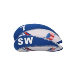 Volf Golf USA Flag Neoprene Iron Head Covers Set -Golf Sports Shop VolfGolfHeadcover USANeopreneIrons4