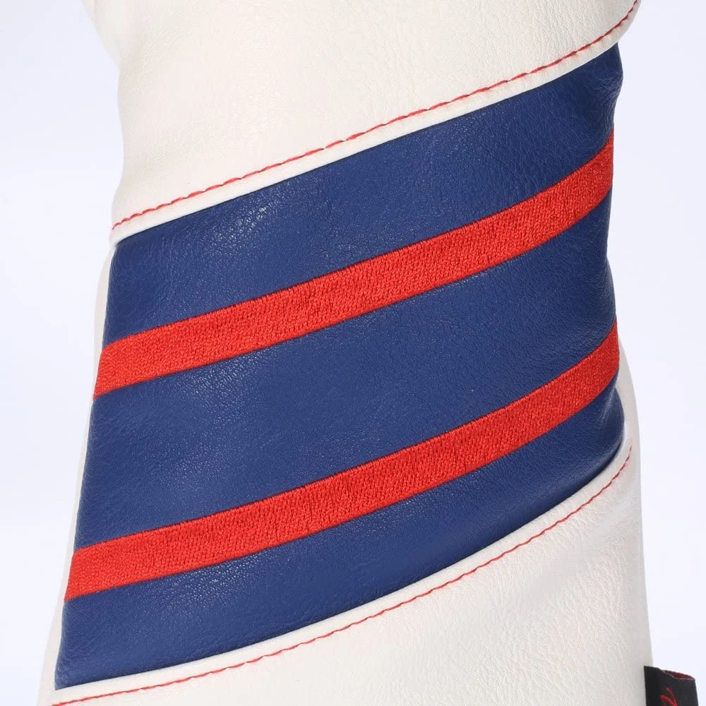 Volf Golf Red White Blue Leather Spider Headcovers 7 Volf Golf Red White Blue Leather Spider Headcovers - Image 7