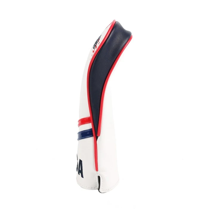 Volf Golf Red White Blue Leather USA Headcovers 3 Volf Golf Red White Blue Leather USA Headcovers - Image 3
