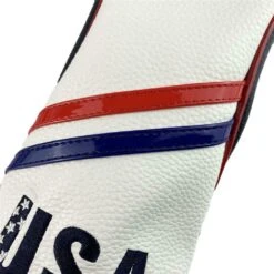 Volf Golf Red White Blue Leather USA Headcovers 17 Volf Golf Red White Blue Leather USA Headcovers -Golf Sports Shop VolfGolfHeadcovers USAFairway1