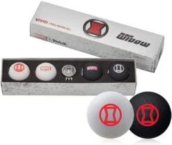 Volvik Marvel Limited Edition Marvel Golf Ball Gift Packs 24 Volvik Marvel Limited Edition Marvel Golf Ball Gift Packs -Golf Sports Shop Volvik Vivid Marvel Black Widow Gift Pack