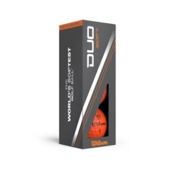 Wilson Staff Duo Soft 2.5 Golf Balls -Golf Sports Shop WG2006104 6 Duo Soft Orange Ball 3Ball Sleeve
