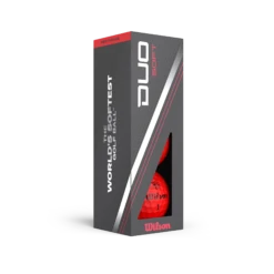 Wilson Staff Duo Soft 2.5 Golf Balls -Golf Sports Shop WG2006106 6 Duo Soft Red Ball 3Ball Sleeve